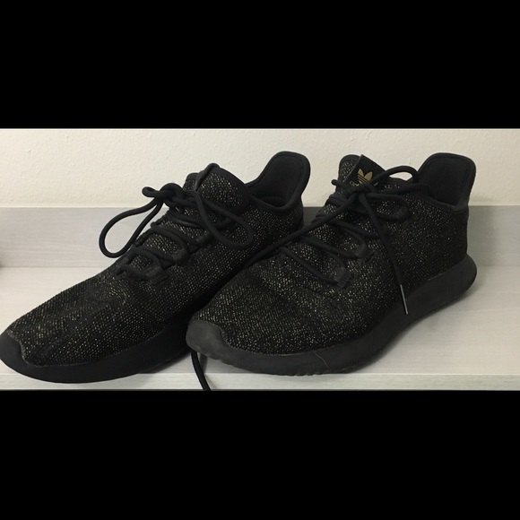 adidas Shoes - Black & Gold Shimmer Adidas Shoes